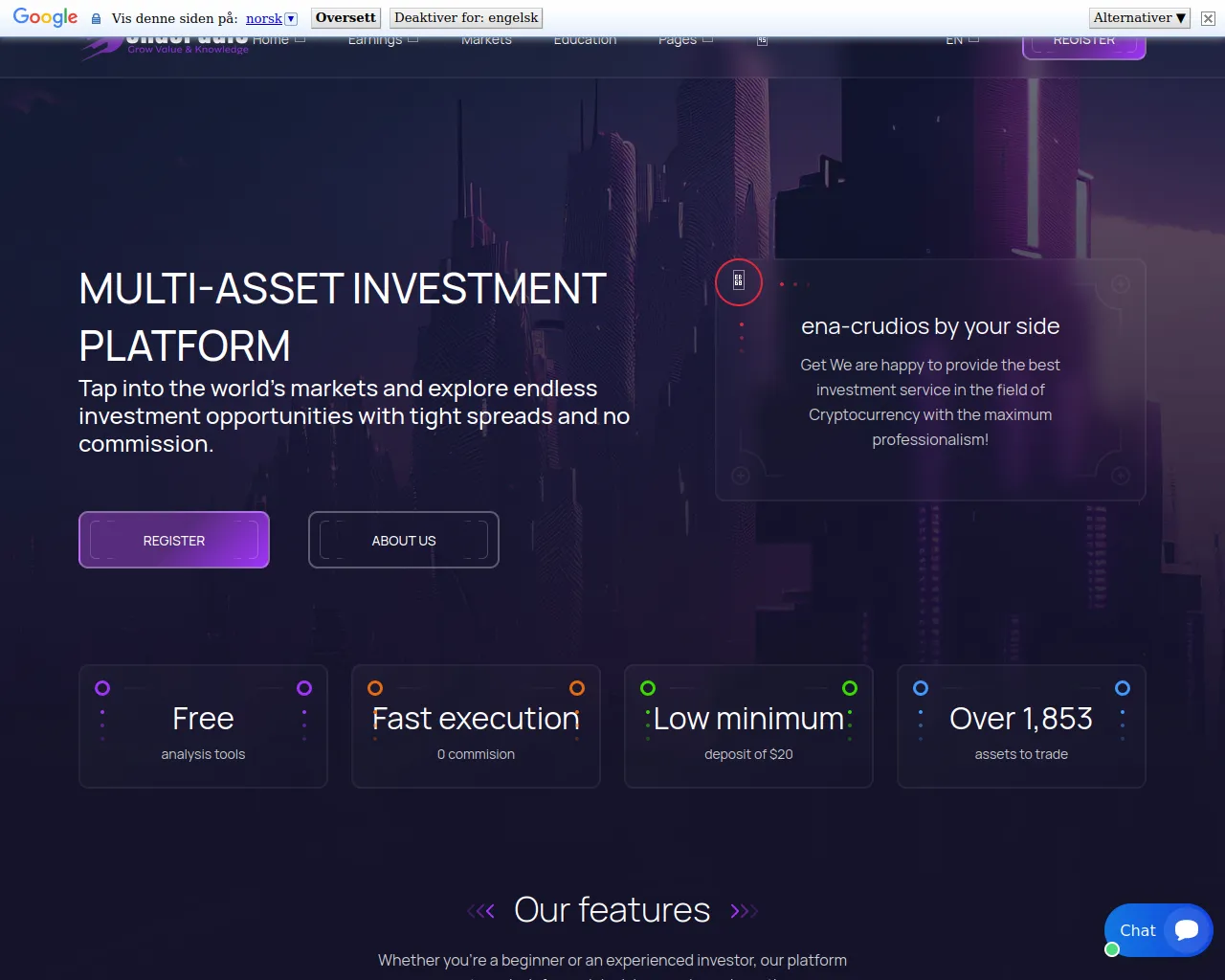 Screenshot of ena-crudios.com