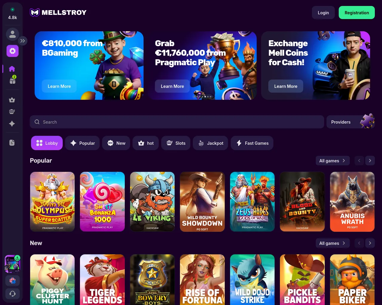 Screenshot of mellstroywin.live