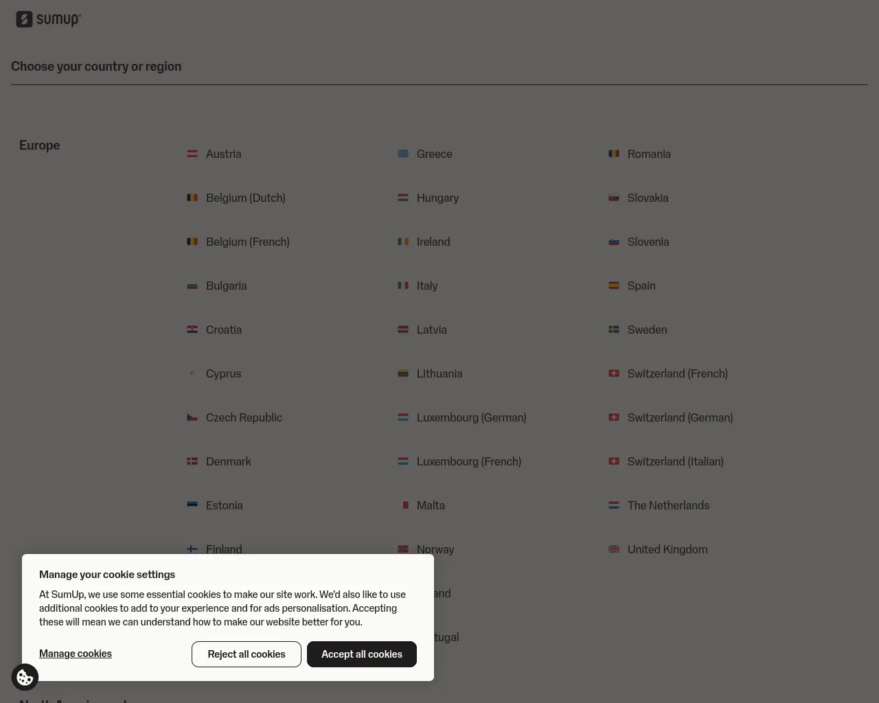 Screenshot of sumupplus.com