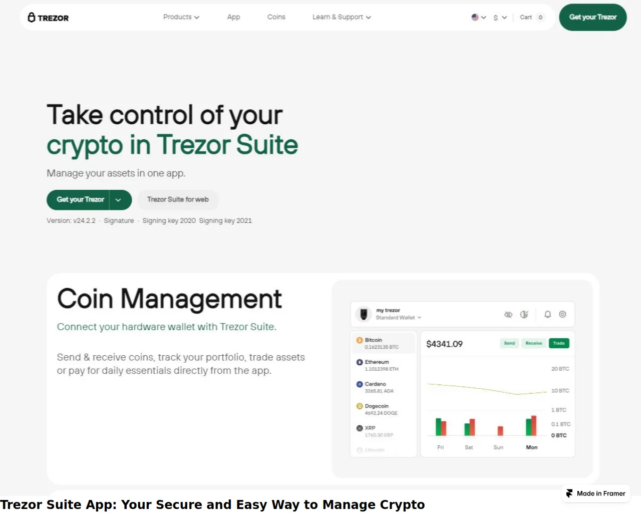 Screenshot of trasure-suit.framer.media