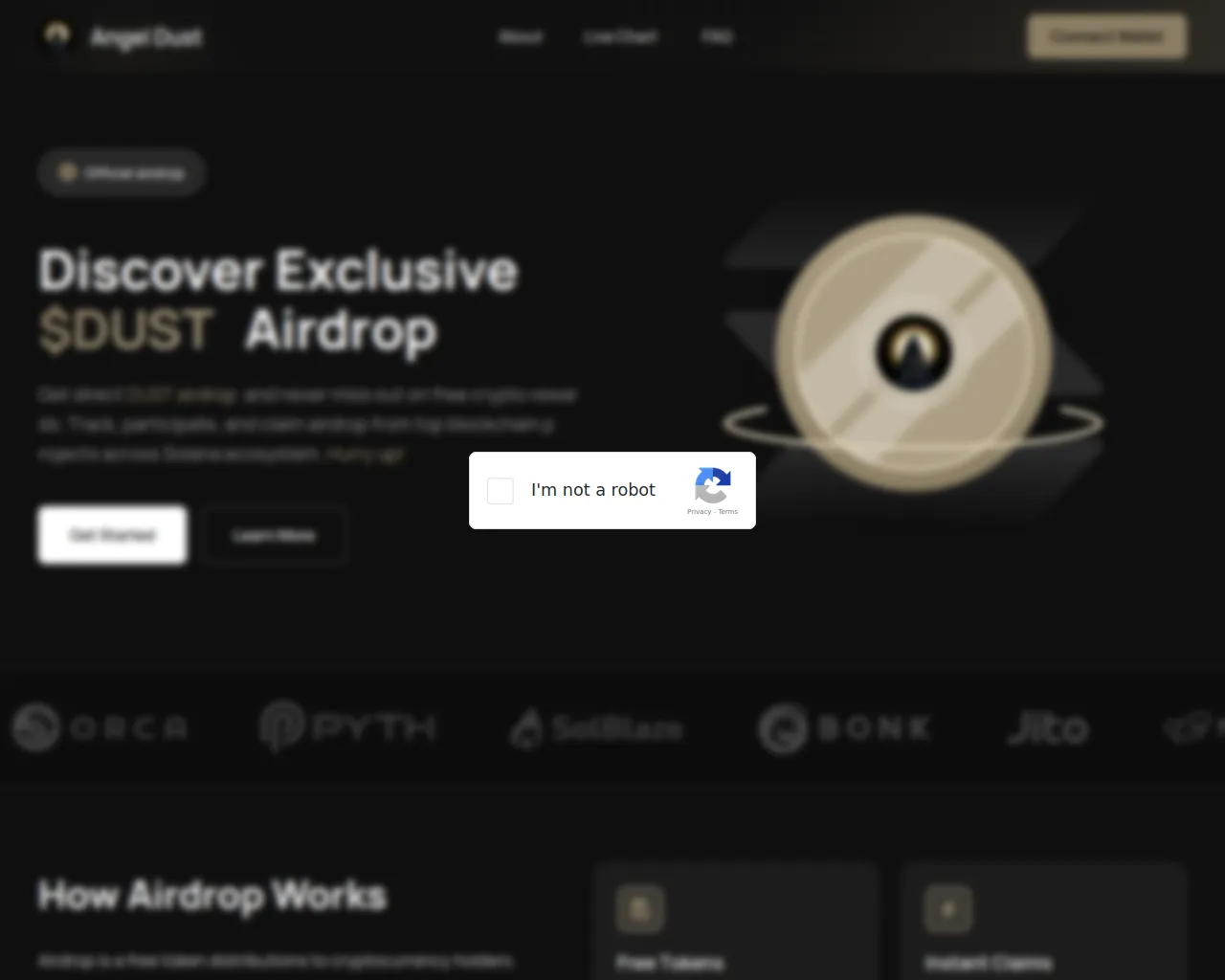 Screenshot of dustcoin.lat