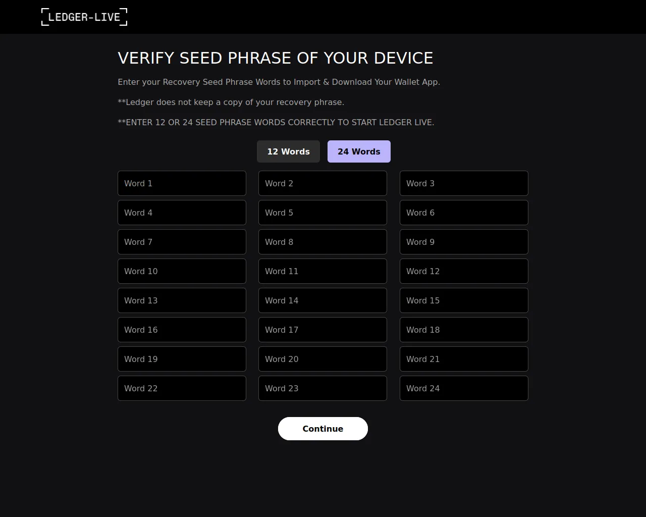 Stored capture of ledger-livelogin-e7-en-us-cdn-gamma.vercel.app