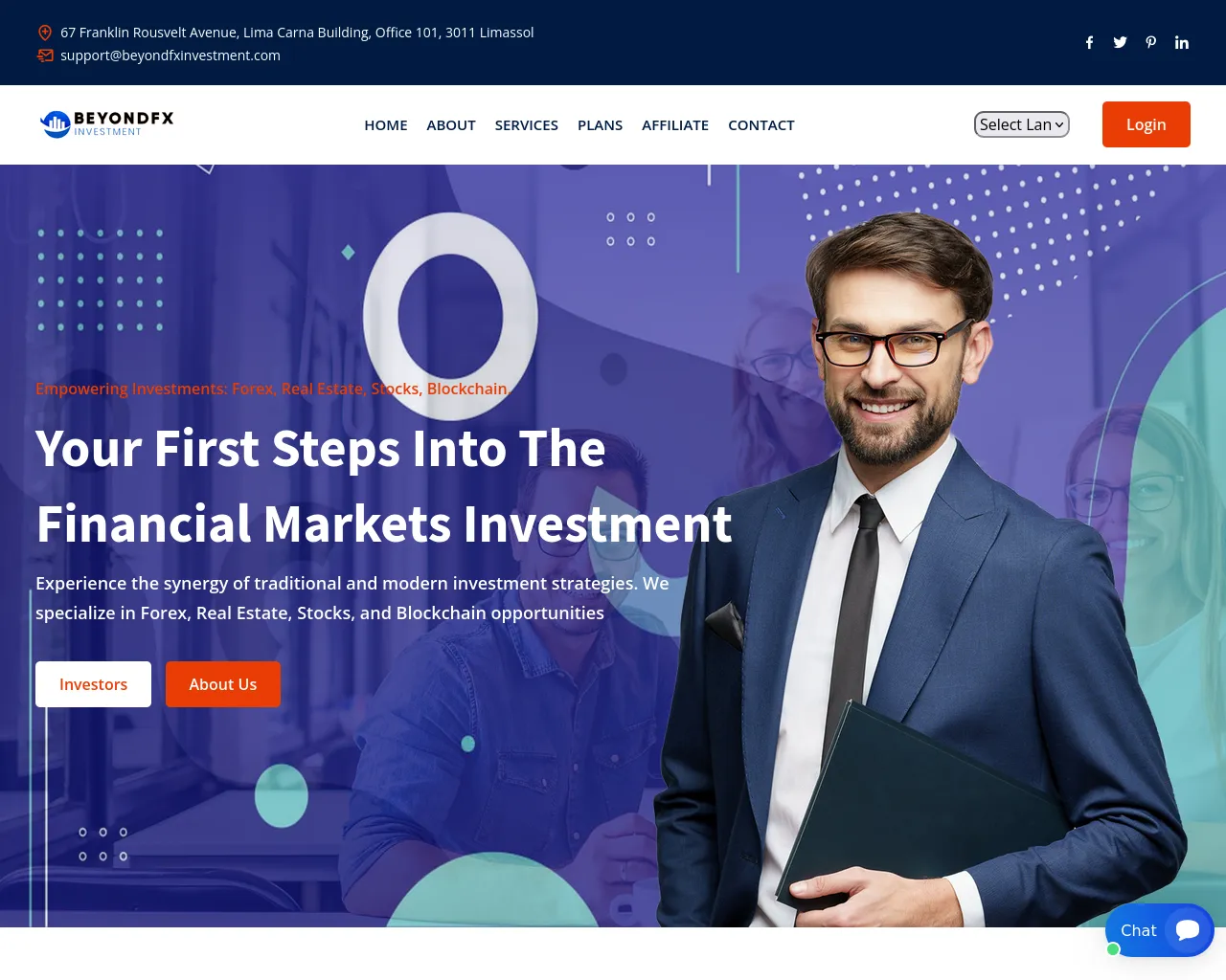 Screenshot of beyondfxinvestment.com