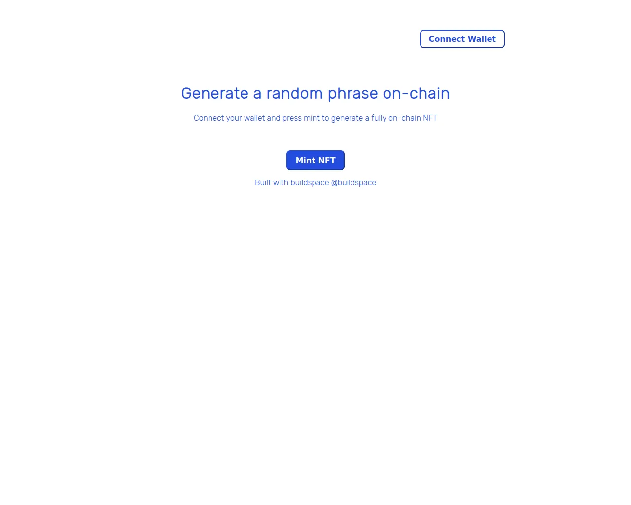 Screenshot of funny-name-nft.vercel.app
