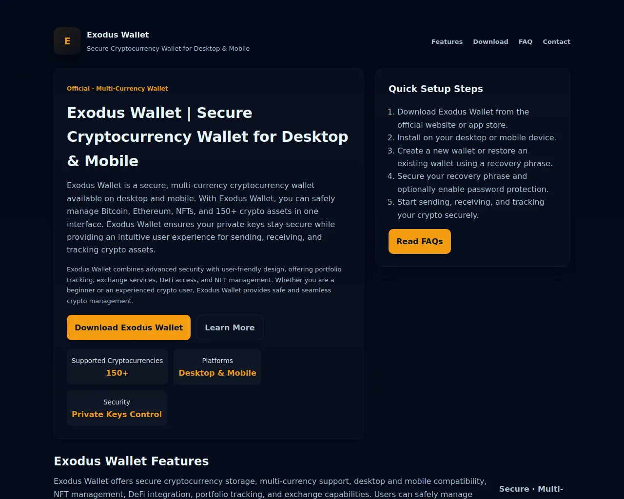 Screenshot of connect-exxods-en.pages.dev