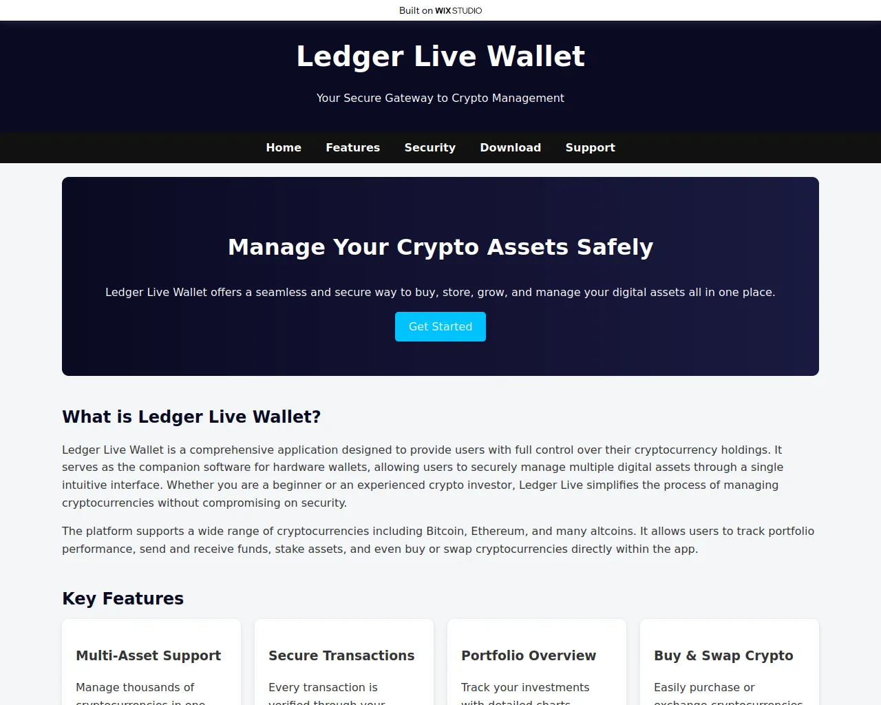 Screenshot of en-starts-live.wixstudio.com