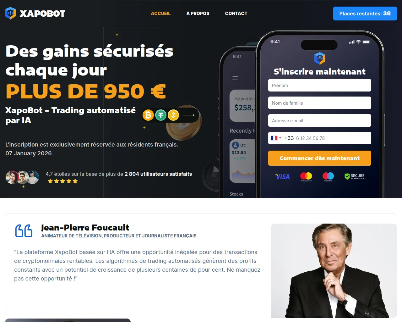 Screenshot of xapobot-invest.com
