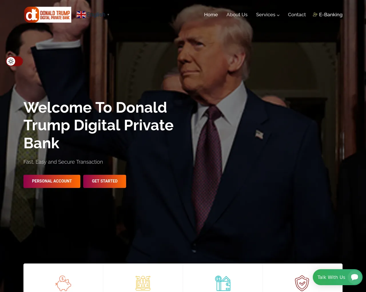 Screenshot of trumdigitalpbn.com