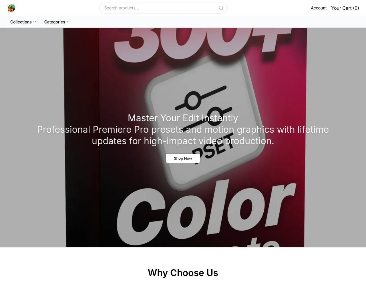 Screenshot of adobasics.shop