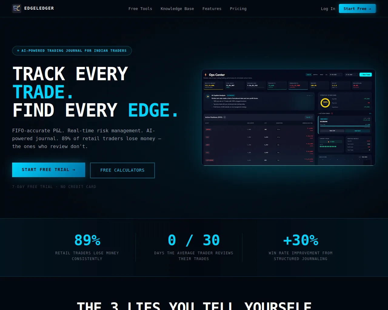 Screenshot of edgeledger.club