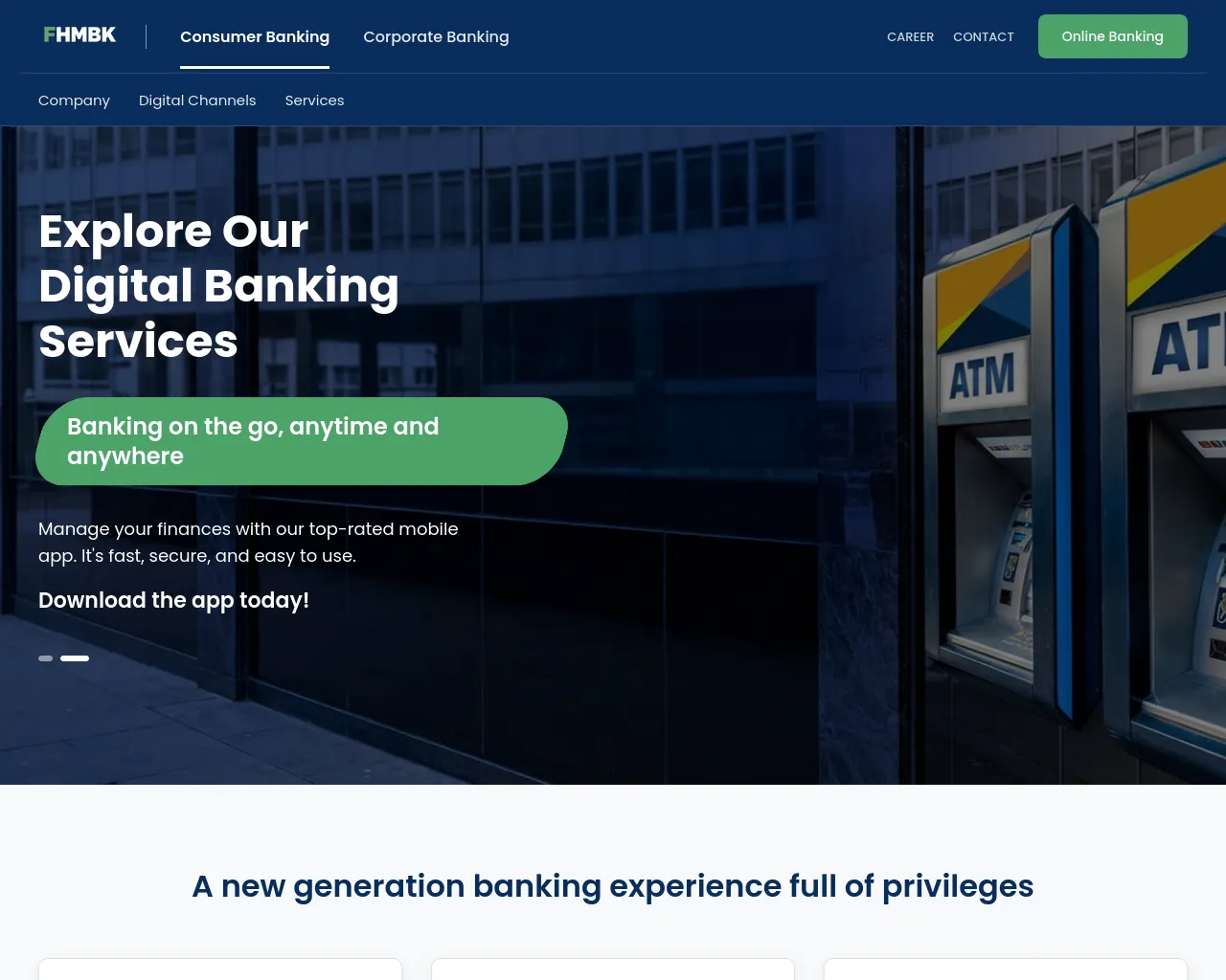 Screenshot of firsthavenmark.com