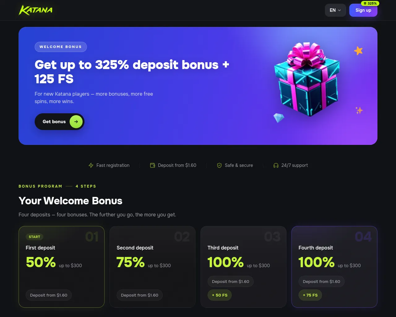 Screenshot of katanapromo.live