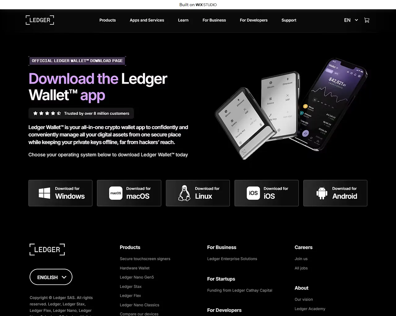Screenshot of en-desktopp.wixstudio.com