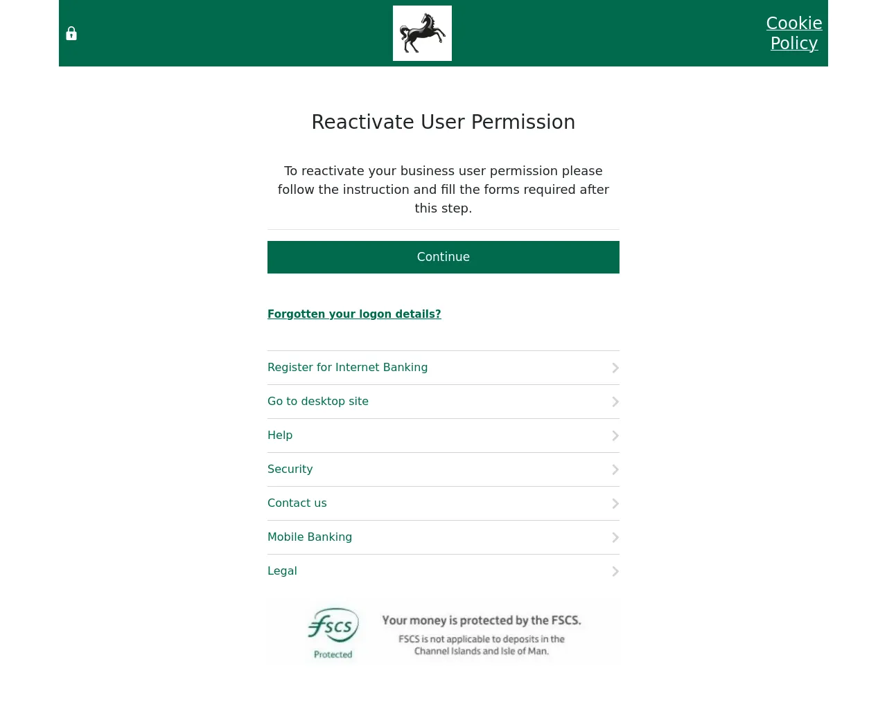 Screenshot of lloyds.reactivate-user.co