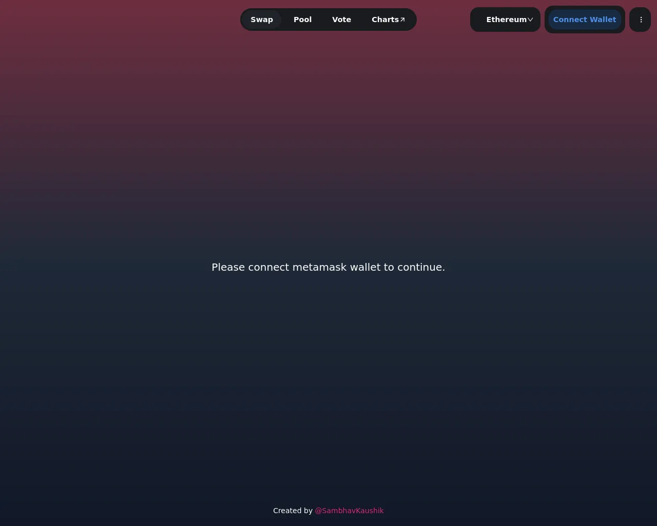 Screenshot of uniswap-chi.vercel.app