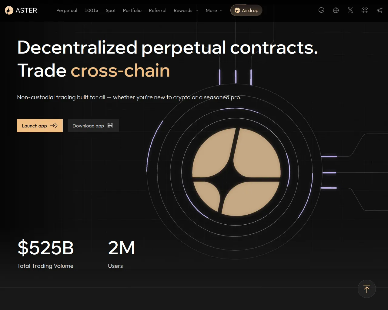 Screenshot of aster-dex.bid