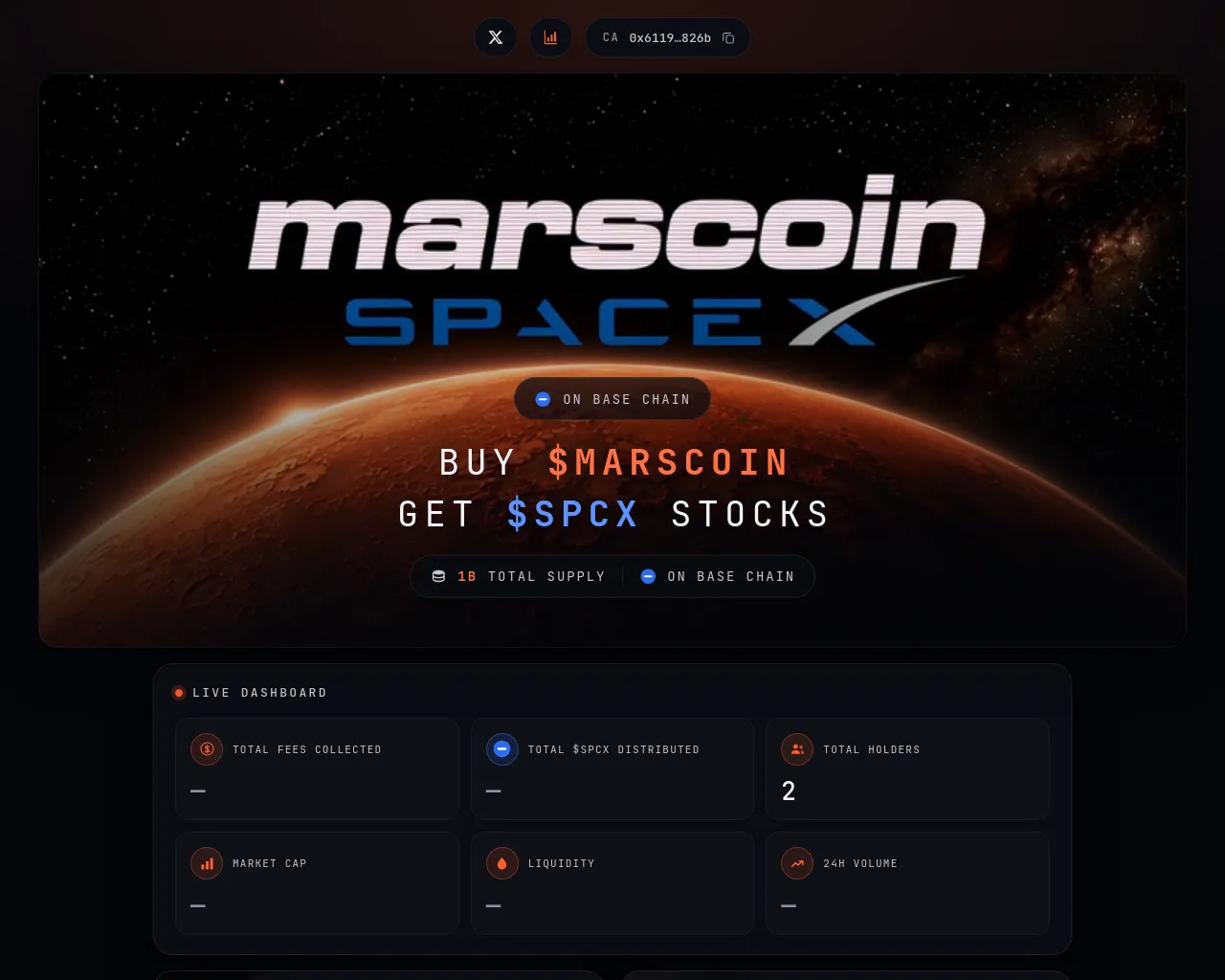Screenshot of marscoinbase.tech