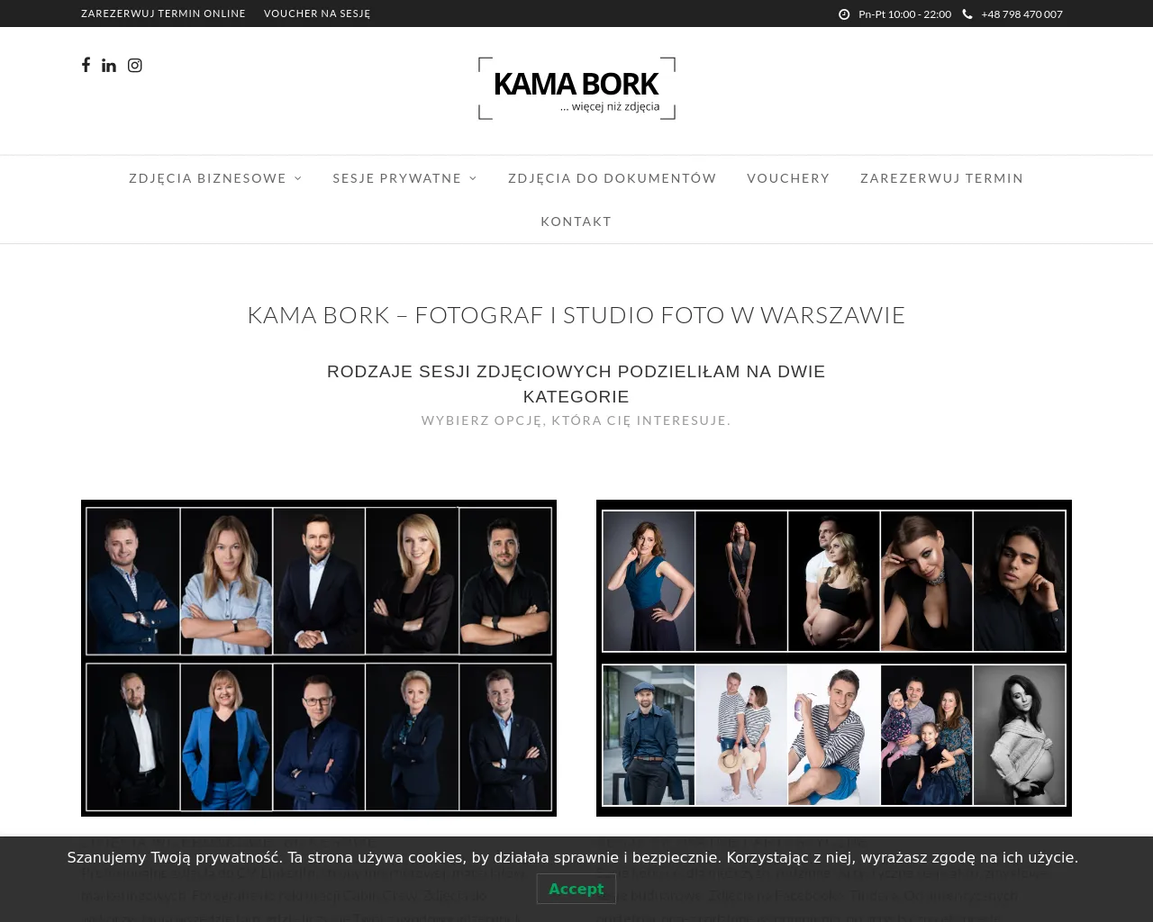 Screenshot of kamabork.live