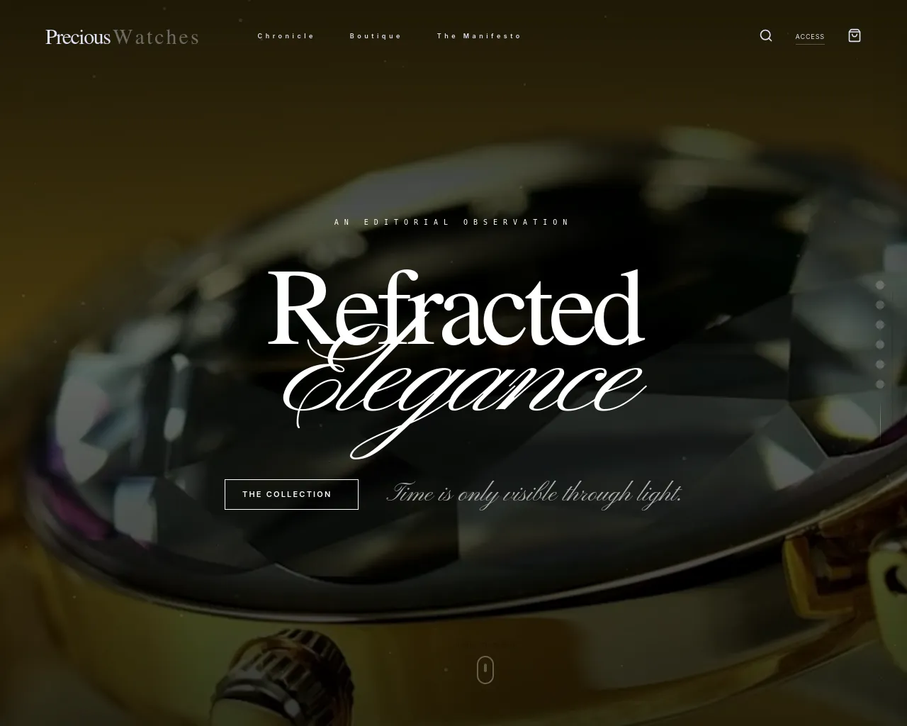 Screenshot of preciouswatch.info