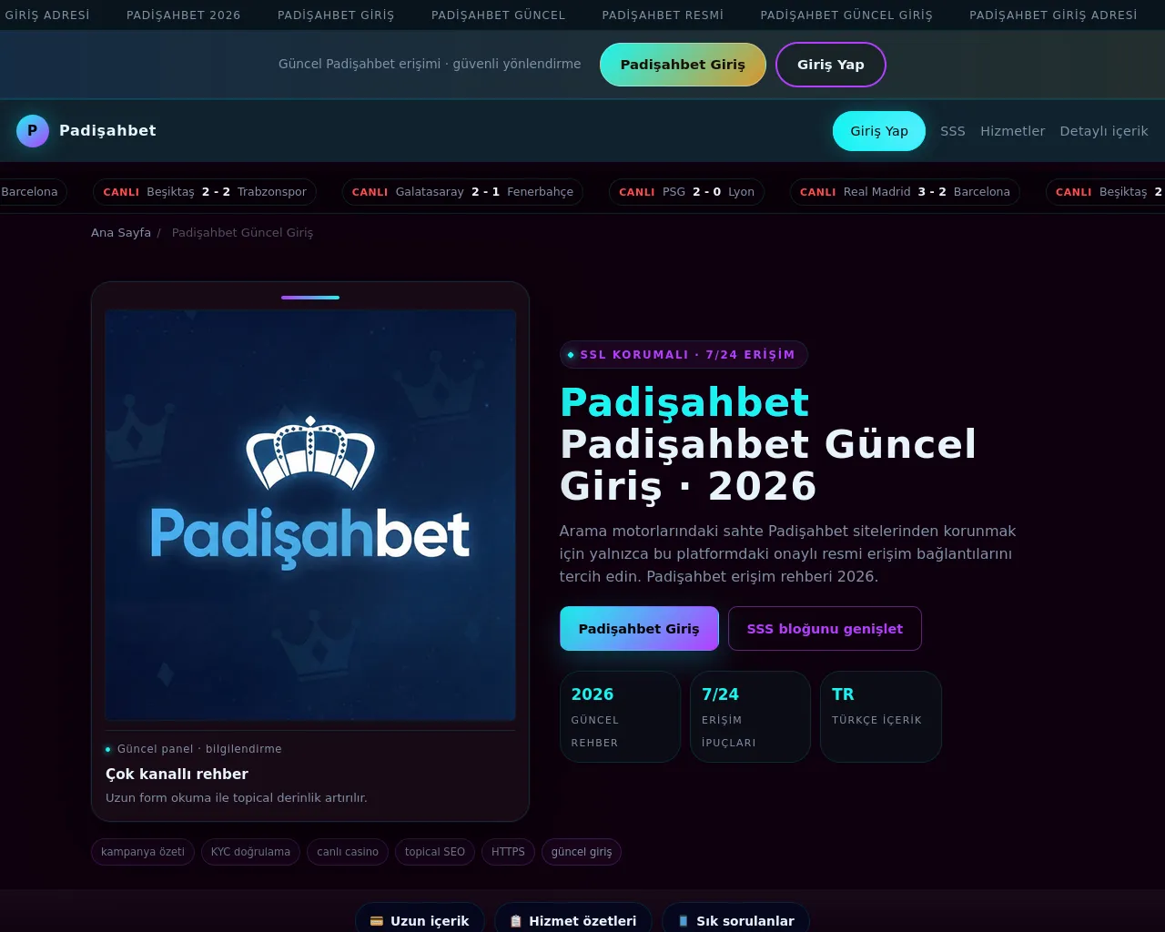 Screenshot of trc.padisahbettehayat.top