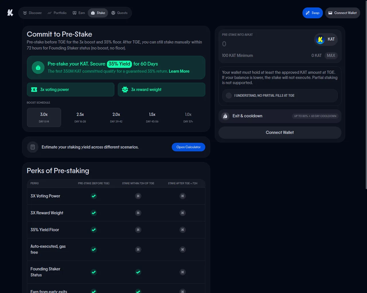 Screenshot of katana.governance-proposals.xyz