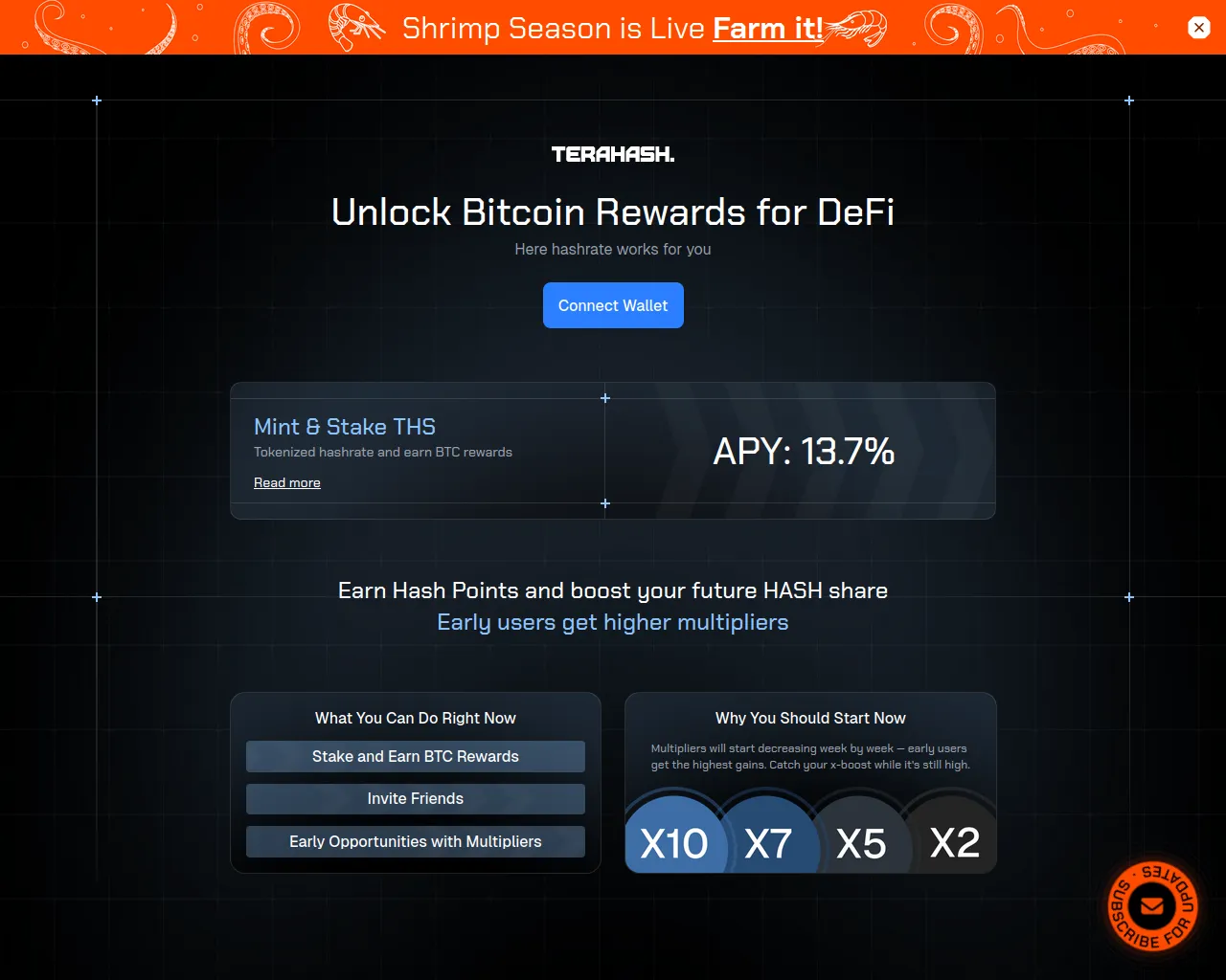 Screenshot of app-terahash-co.pages.dev