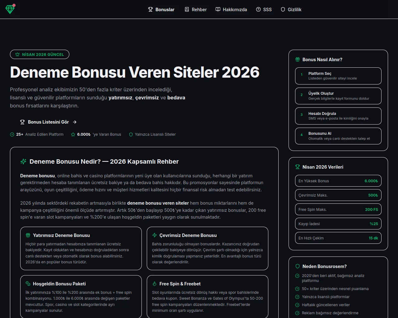 Screenshot of bonusrosem.com