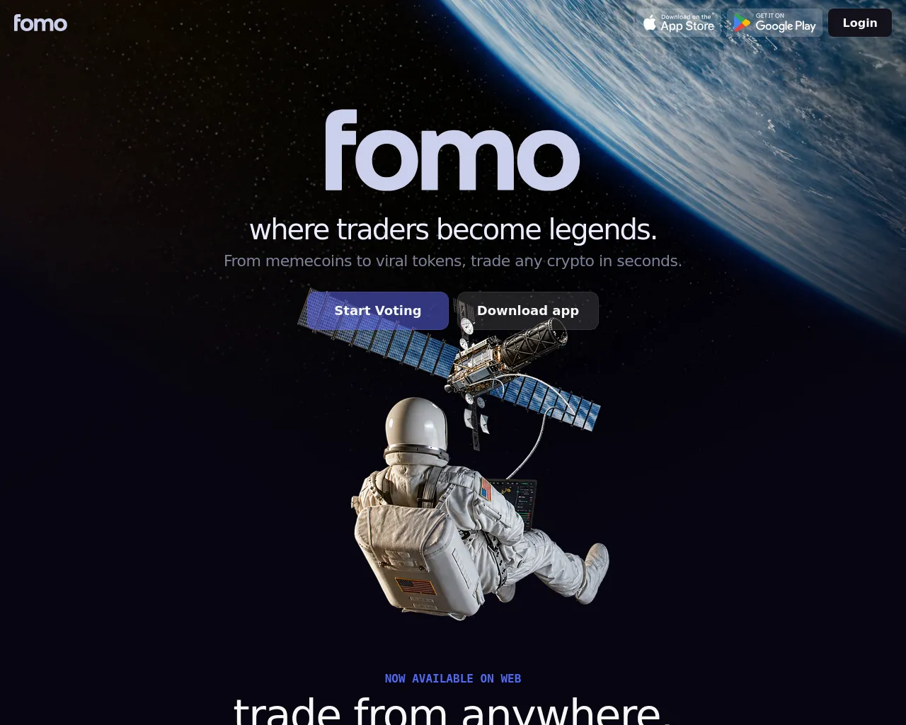 Screenshot of fomo-launch.xyz