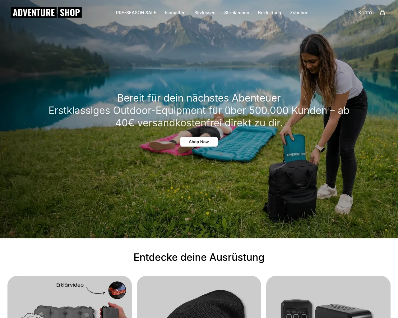Screenshot of advegear.shop