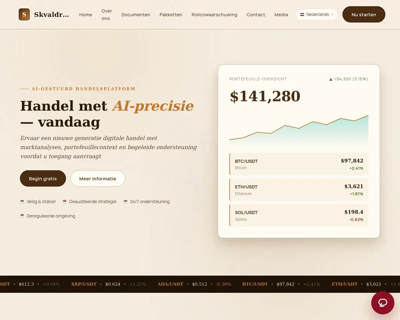 Screenshot of skvaldrevo-netherlands.com