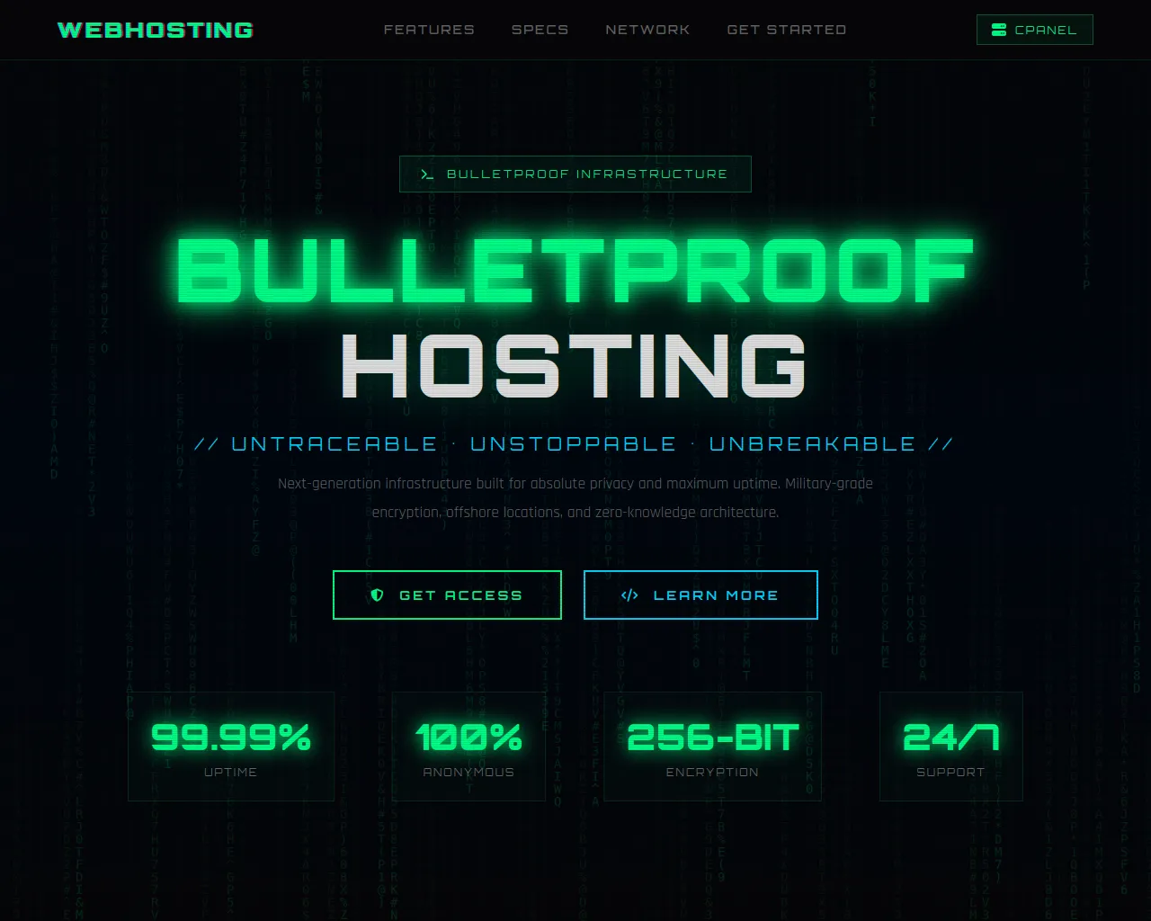 Screenshot of revokeing.cloud