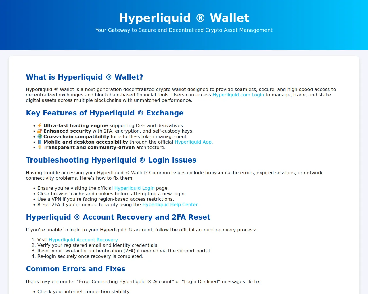 Screenshot of wallet-hyyperliquied-us.pages.dev
