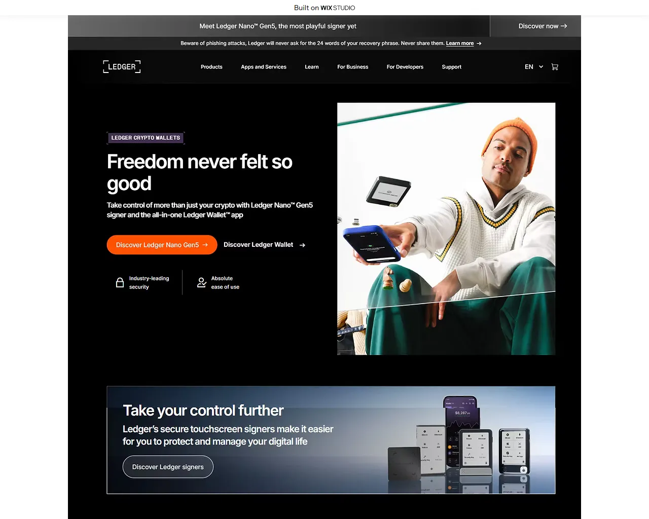Screenshot of live-downloads.wixstudio.com