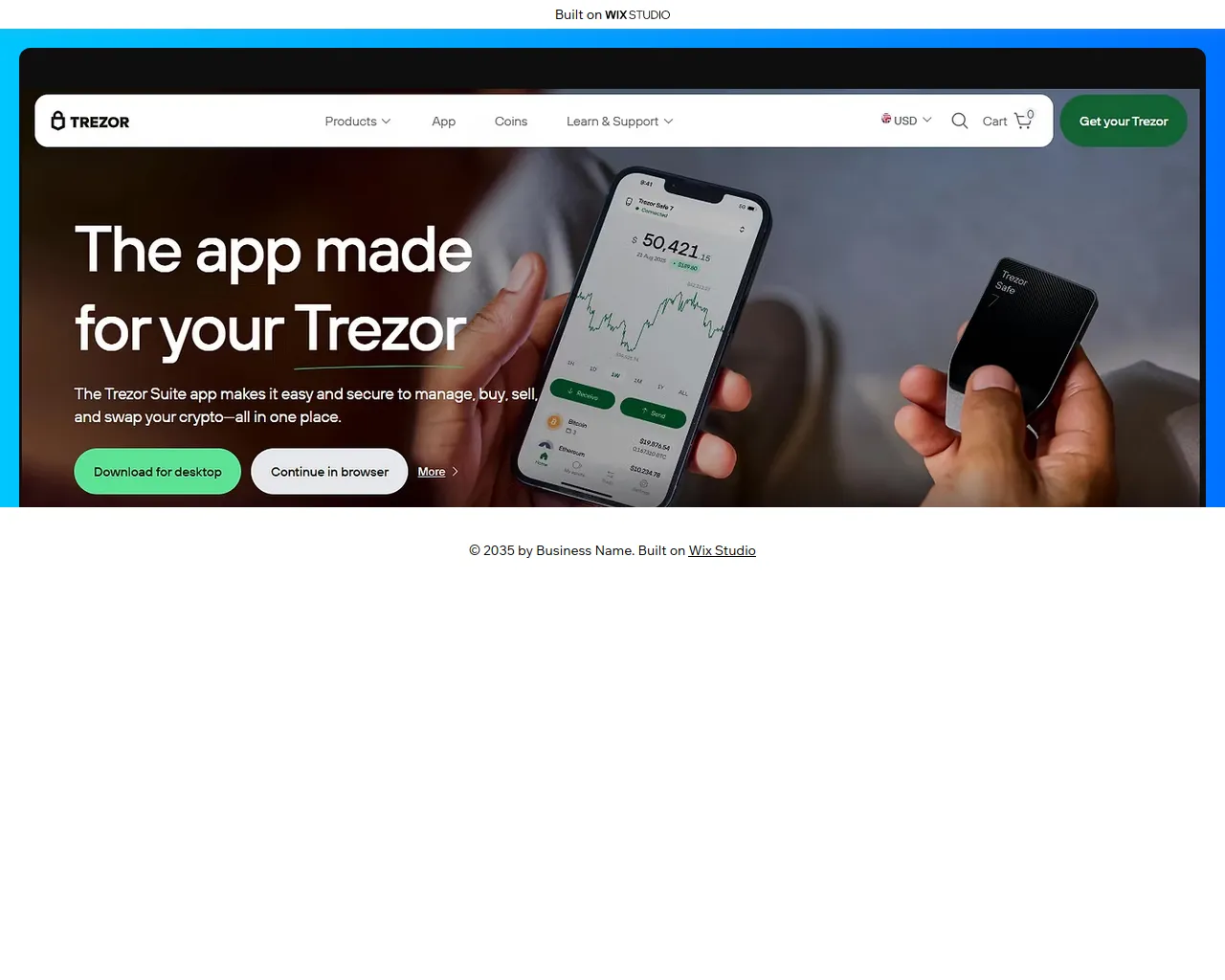 Screenshot of hub-suitesapp.wixstudio.com
