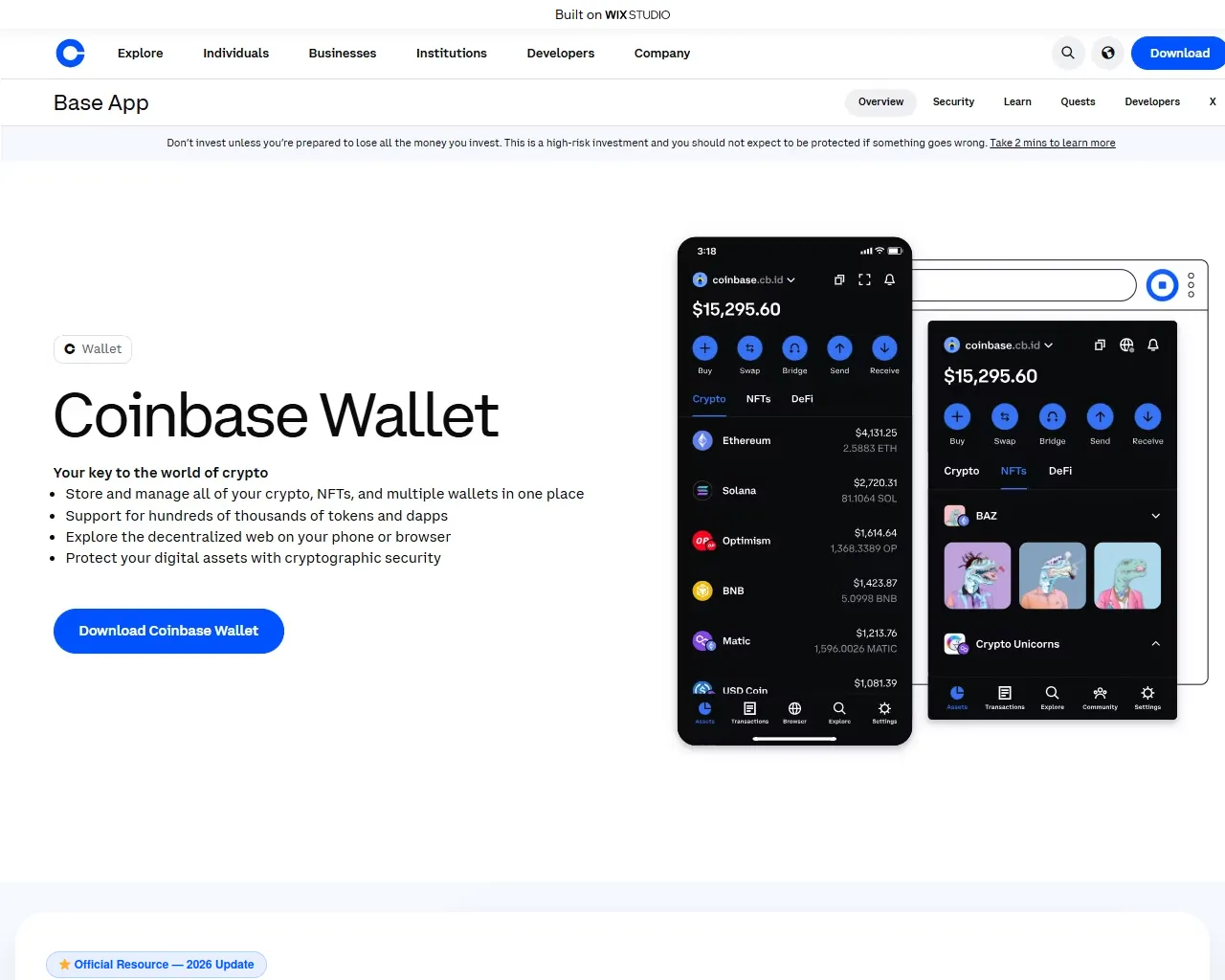 Screenshot of browser-extensn.wixstudio.com