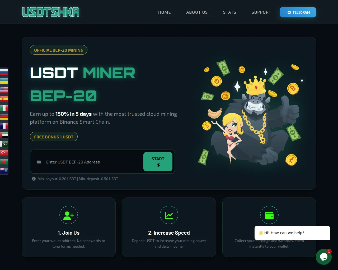 Screenshot of usdtshka.icu.hexora.st8.ru