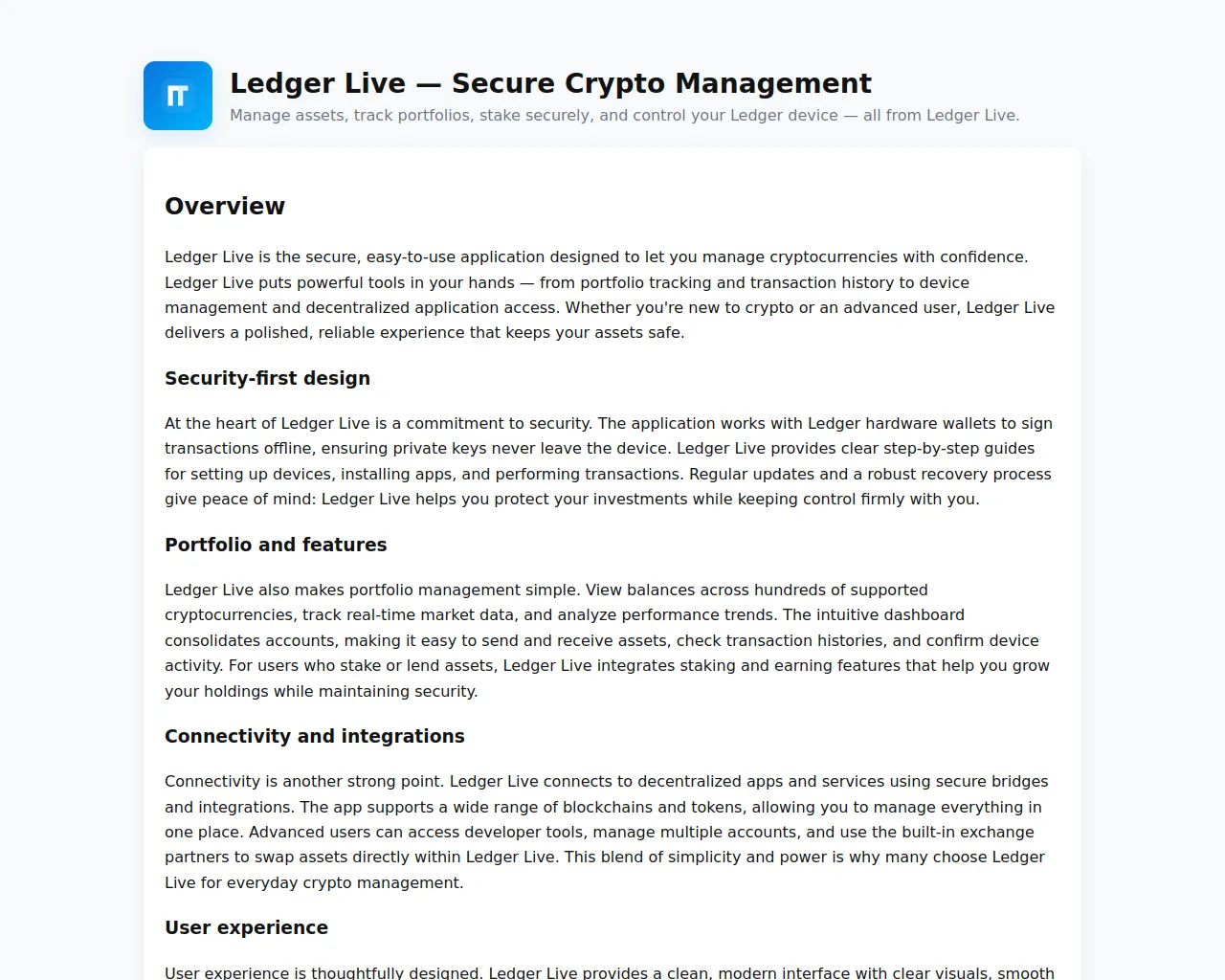 Screenshot of crepto-ladger-live.pages.dev
