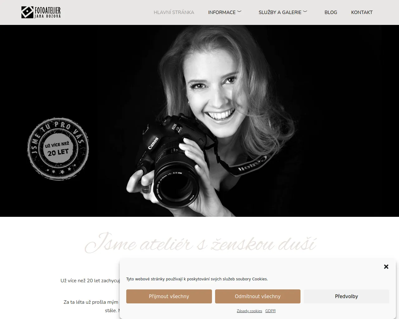 Screenshot of jhfoto.cz
