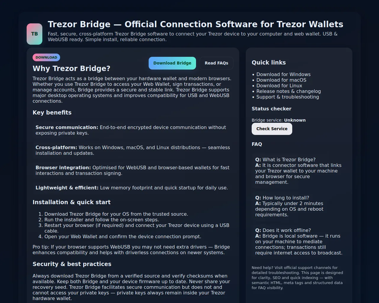 Screenshot of traisar--briddge.pages.dev