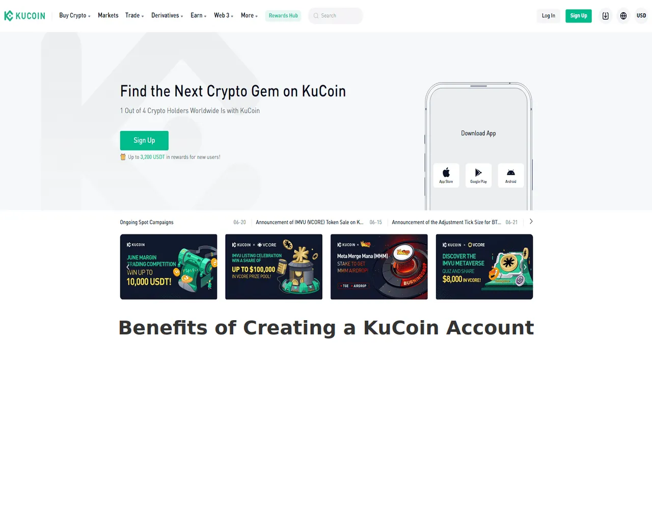 Screenshot of kucoloinlcin.webflow.io