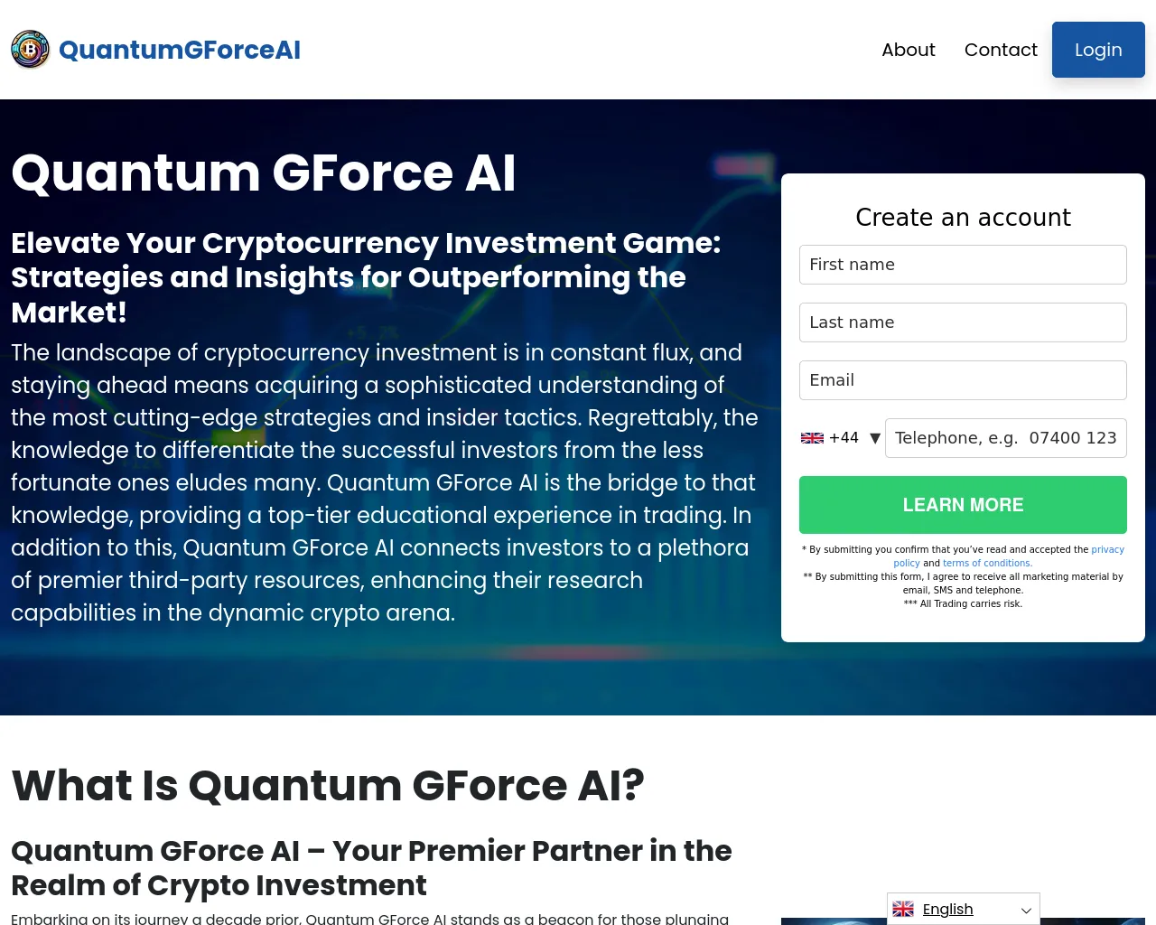 Screenshot of quantumhancock.org