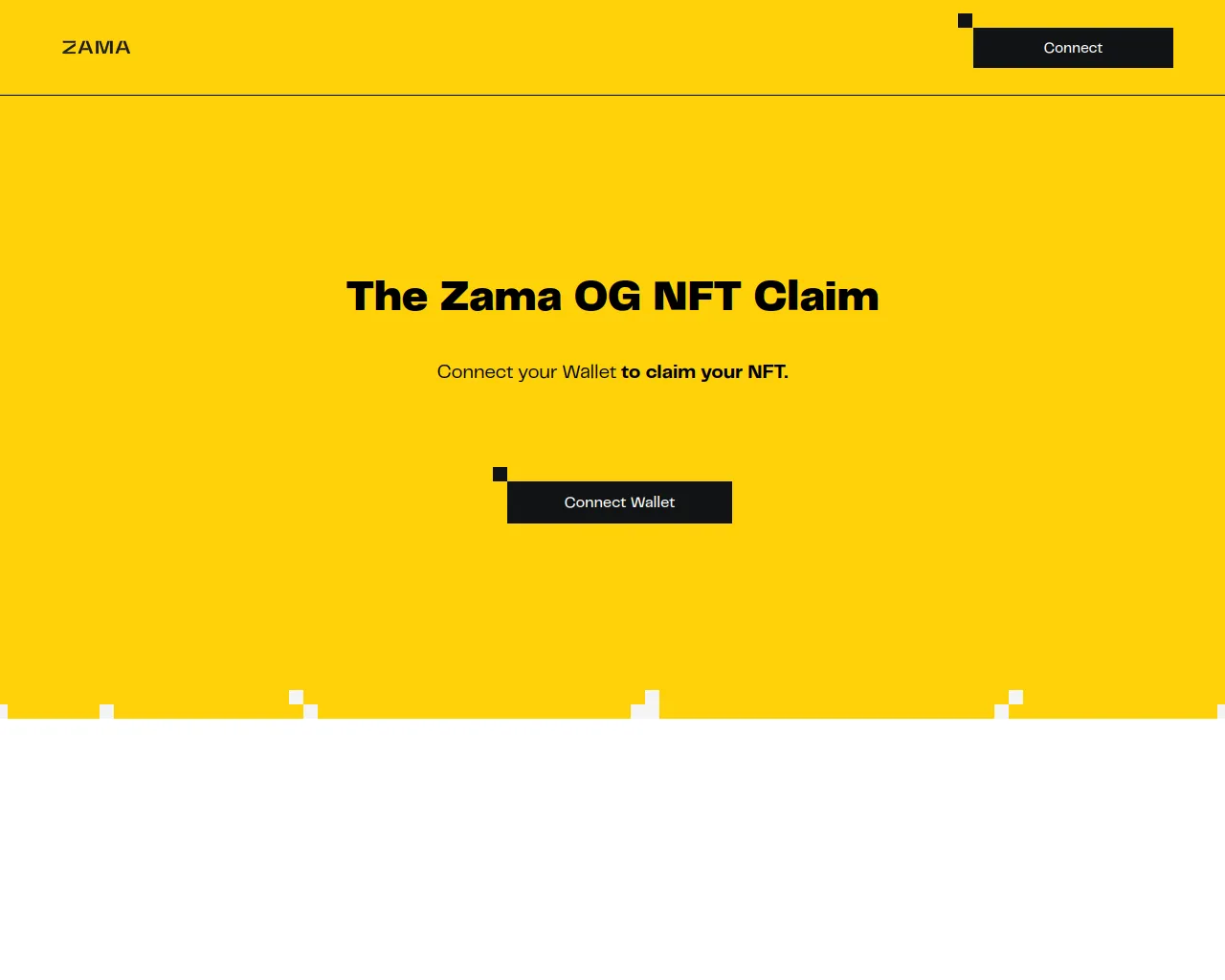 Screenshot of zama-nft.xyz