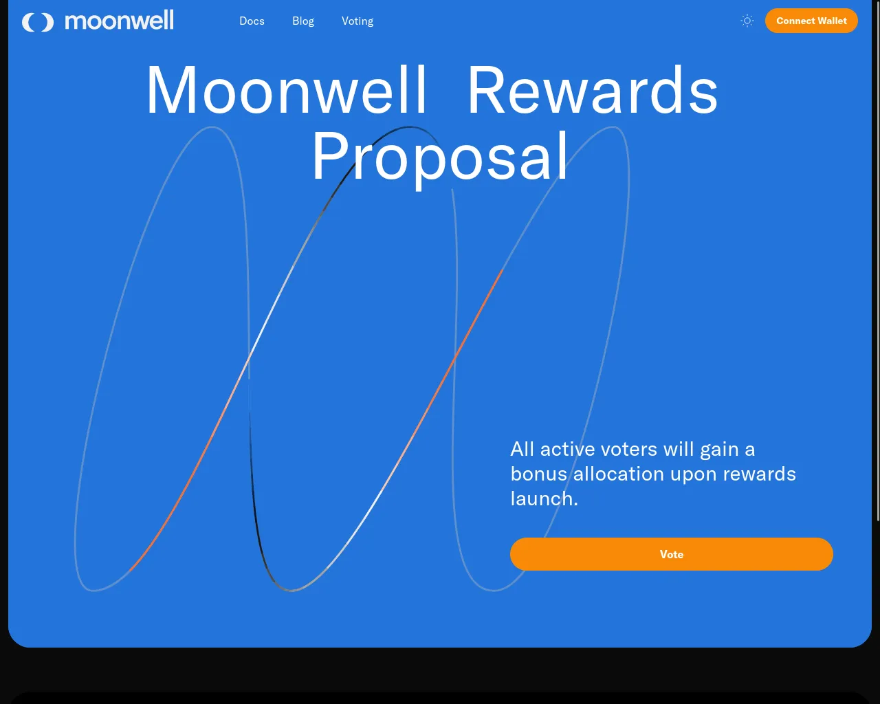 Screenshot of governance-moonwell.com