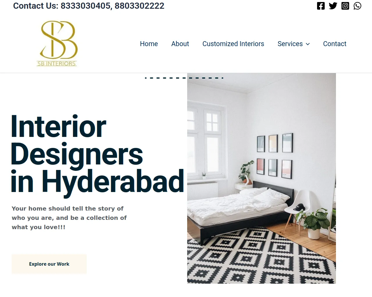 Screenshot of sbinteriorz.examplemagma.com