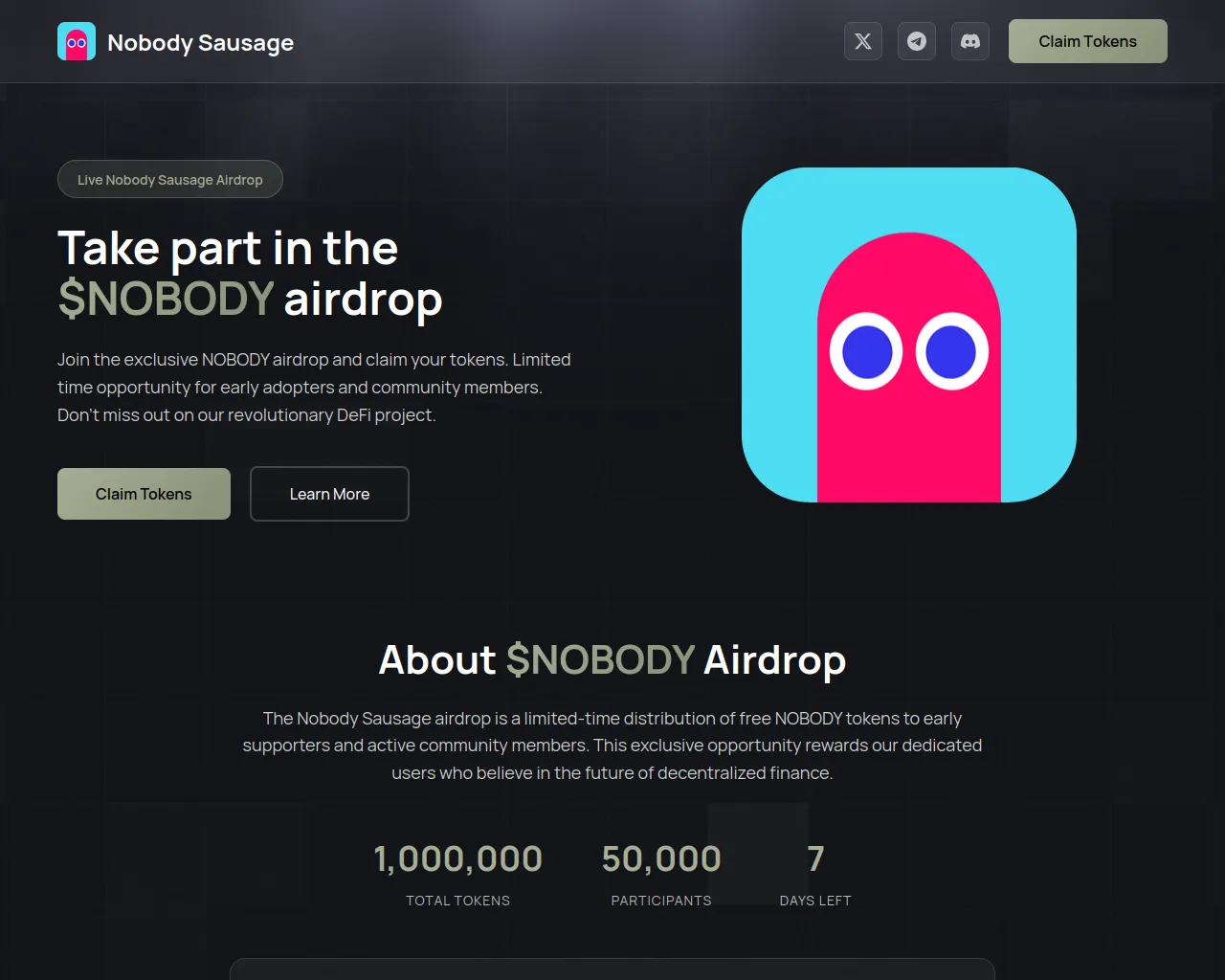 Screenshot of go-bag.fun