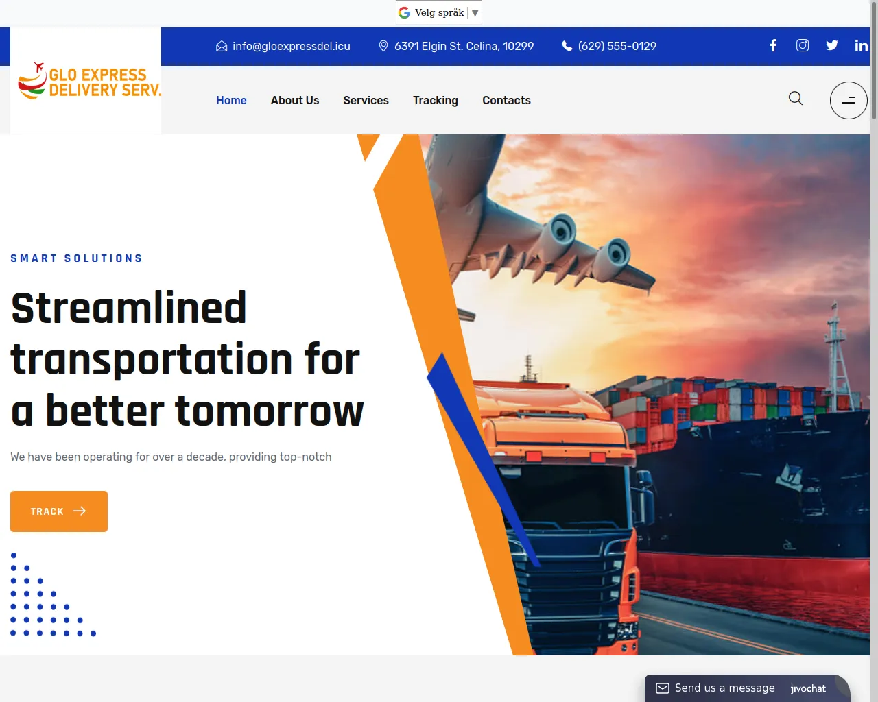 Screenshot of gloexpressdel.icu