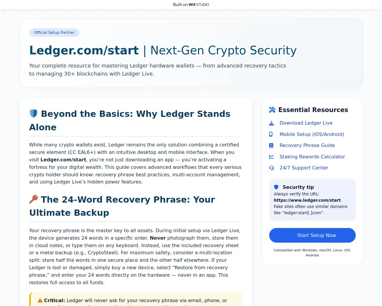 Screenshot of ledgr-eng.wixstudio.com