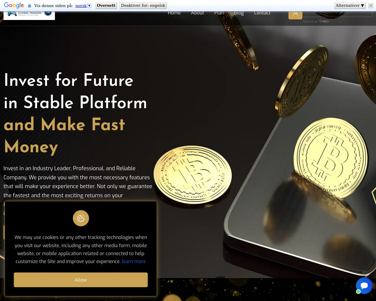 Screenshot of accurateglobaltraders.org