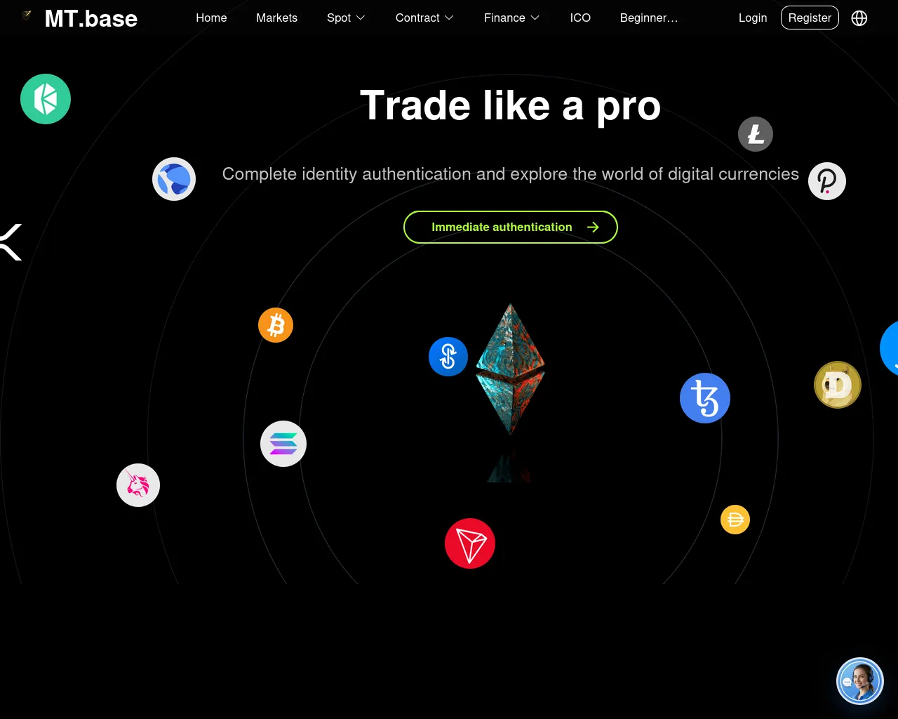 Screenshot of mtbase.co