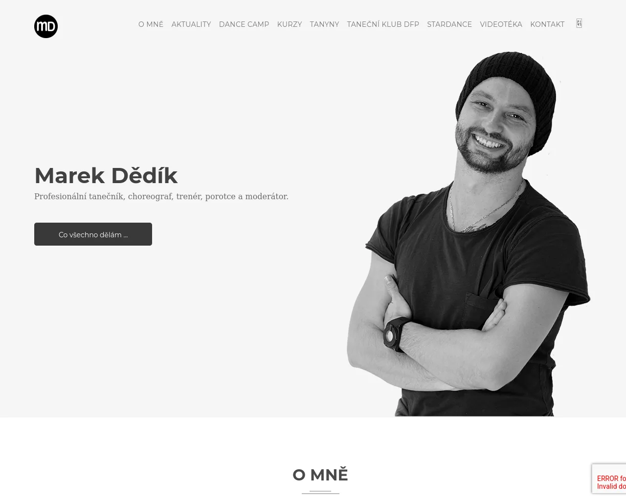 Screenshot of marekdedik.live